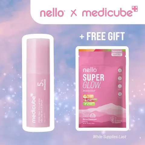 medicube PDRN Multi Balm with free Nello Super Glow gift option